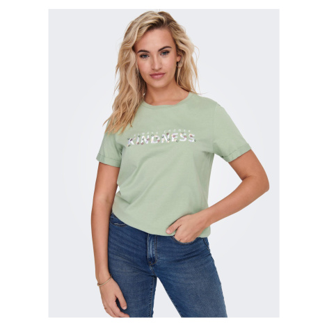 Light Green T-Shirt JDY Amy - Women