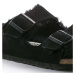 Semišové papuče Birkenstock Arizona Shearling 752661.BLK-BLACK, pánske, čierna farba