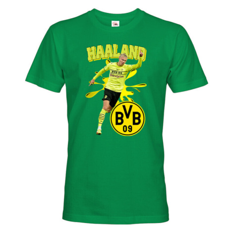 Pánské tričko s potlačou Erling Braut Haaland - tričko pre milovníkov futbalu
