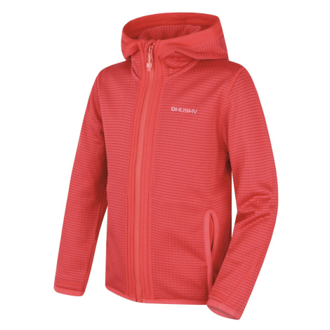 Husky Detská mikina s kapucňou Artic Zip K red