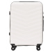 BIELA SÚPRAVA TROCH KUFROV PHINX PHX01-3, SET OF 3 WINGS POLIPROPYLEN SUITCASES L,M,S WHITE