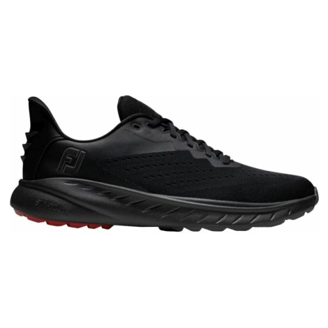 Footjoy Flex XP Mens Golf Shoes Black/Red Pánske golfové topánky