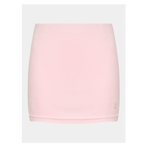 Juicy Couture Puzdrová sukňa Maxine JCWG222004 Ružová Slim Fit