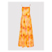 Rinascimento Letné šaty CFC0103696003 Oranžová Regular Fit