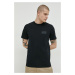 Bavlnené tričko Converse 10021134.A11-Black, čierna farba, s potlačou
