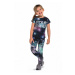 Bas Bleu Girls' leggings ROXI stretchable with colorful print