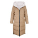 Prešívaný kabát s možnosťou obojstranného nosenia Alba Moda Béžová/Prírodná biela