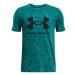 Chlapčenské tričko s krátkym rukávom UNDER ARMOUR UA SPORSTYLE LOGO AOP SS-BLU