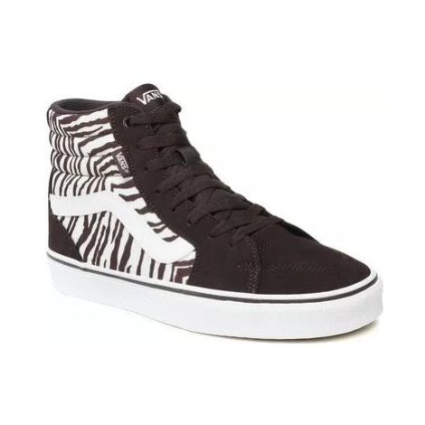 Dámska rekreačná obuv VANS WM Filmore HI Satin Tiger brown white