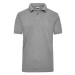 James&amp;Nicholson Pánska polokošeľa JN801 Grey Heather