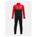 Červeno-čierna chlapčenská tepláková súprava Under Armour UA CB Knit Track Suit