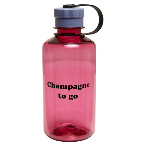 Champagne To Go Statement Bottle Light Purple Urban Classics