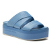 Calvin Klein Jeans Šľapky Flatform Sandal Webbing In Mr YW0YW01361 Modrá