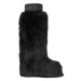 Vysoké zimné topánky MOON BOOT RESORT COL. YETI EXTRA -N001 BLACK