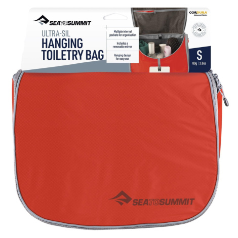 Sea To Summit Ultra-Sil Hanging Toiletry Bag - Small Spicy Orange