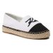 KARL LAGERFELD Espadrilky KL98201 Biela