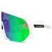 Slnečné okuliare Horsefeathers Archie Bike Sunglasses White/ Mirror Green