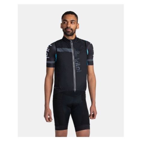 Men's cycling vest KILPI FLOW-M Black