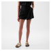 Šortky GAP 4 Inch Linen Short Black 22