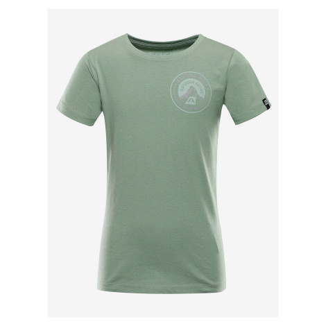 Svetlo zelené detské tričko ALPINE PRE Oboto ALPINE PRO