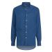 Tommy Hilfiger Košeľa - ORGANIC STRETCH DENIM SHIRT modrá