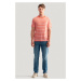 TRIČKO GANT STRIPED SS T-SHIRT GRAPEFRUIT ORANGE