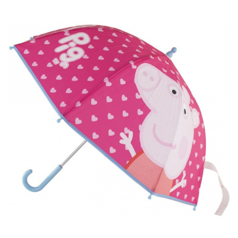 Detský dáždnik PEPPA PIG Pinkie Transparent, 2400000598 Cerda