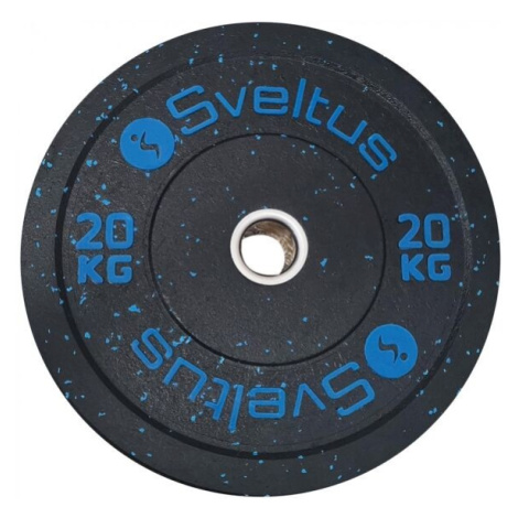 SVELTUS OLYMPIC DISC BUMPER 20 kg x 50 mm Nakladací kotúč, čierna, veľkosť