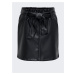 Black girls' leatherette skirt ONLY Karli - Girls