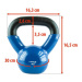 KN 4 KG KETTLEBELL POKRYTÝ NEOPRENEM HMS