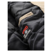 Čierno-béžová pánska zimná bunda ALPINE PRE EGYP