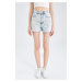 DEFACTO Mom Fit Jean High waist Folded Leg Short