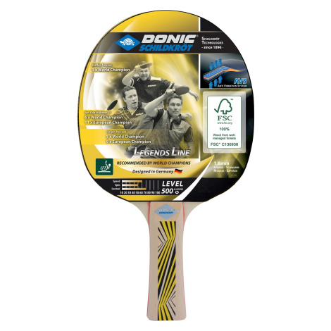 Raketa na stolný tenis DONIC Legends 500 FSC