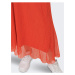 Oranžová dámska maxi sukňa ONLY Lavina