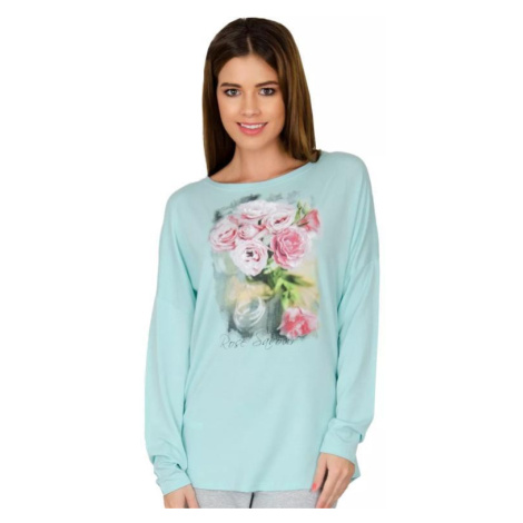 Dámske tričko 56/2-2/A4 tyrkysová FABIO