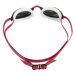 Arena PYTHON MIRROR Pretekárske plavecké okuliare, červená, veľkosť