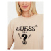 Guess Tričko Aurelie V4YI06 I3Z14 Béžová Boxy Fit