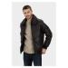 Bunda Camel Active Leather Blouson Dark Chocolate