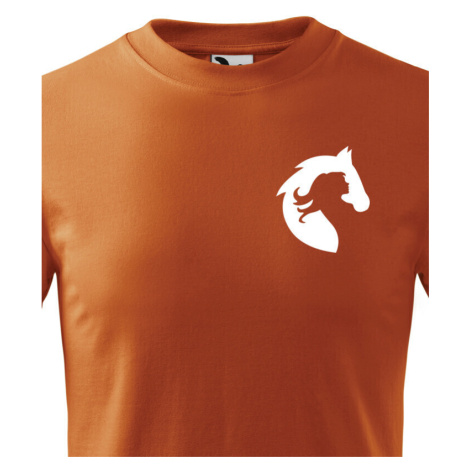 Detské tričko pre milovníkov koní zobrazujúce lásku ku koňom - Srdce koňa