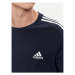 Adidas Tričko Essentials Single Jersey 3-Stripes T-Shirt IC9335 Modrá Regular Fit