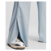 Nohavice Karl Lagerfeld Fluid Satin Tailored Pants Cashmere Blue