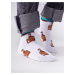 Yoclub Bavlnené ponožky Vzory Farby SKS-0086F-C300 Grey