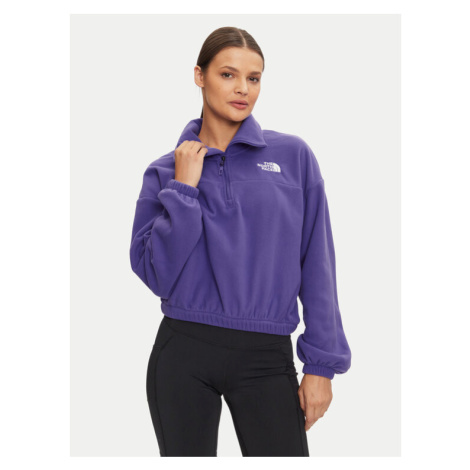 The North Face Fleecová mikina Glacier NF0A89J9 Fialová Regular Fit