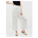 Cream Striped Trousers Noisy May Fleur - Women