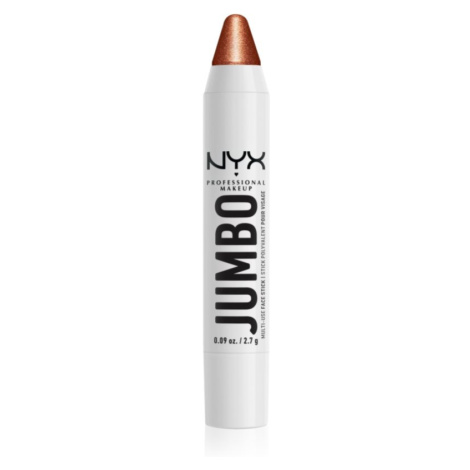 NYX Professional Makeup Jumbo Multi-Use Highlighter Stick krémový rozjasňovač v ceruzke odtieň 0