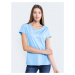 Big Star T-shirt_ss T-shirt 152518 Blue Knitted-401