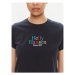 Helly Hansen Tričko W Core Graphic T-Shirt 54080 Tmavomodrá Regular Fit