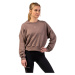 Women's sweatshirt Nebbia Loose Fit Sweatshirt "Feeling Good" 420 brown M/L