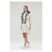 Šaty Woolrich Broderie Anglaise Over Dress Plaster White