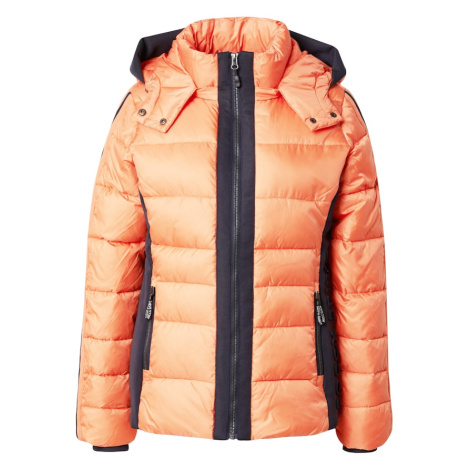 Soccx Zimná bunda  oranžová / čierna